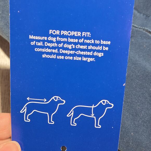 DOG Hoodie Sweatshirt I LOVE MY MOMMA & MY BED Blue White Humane Society - Picture 4 of 8